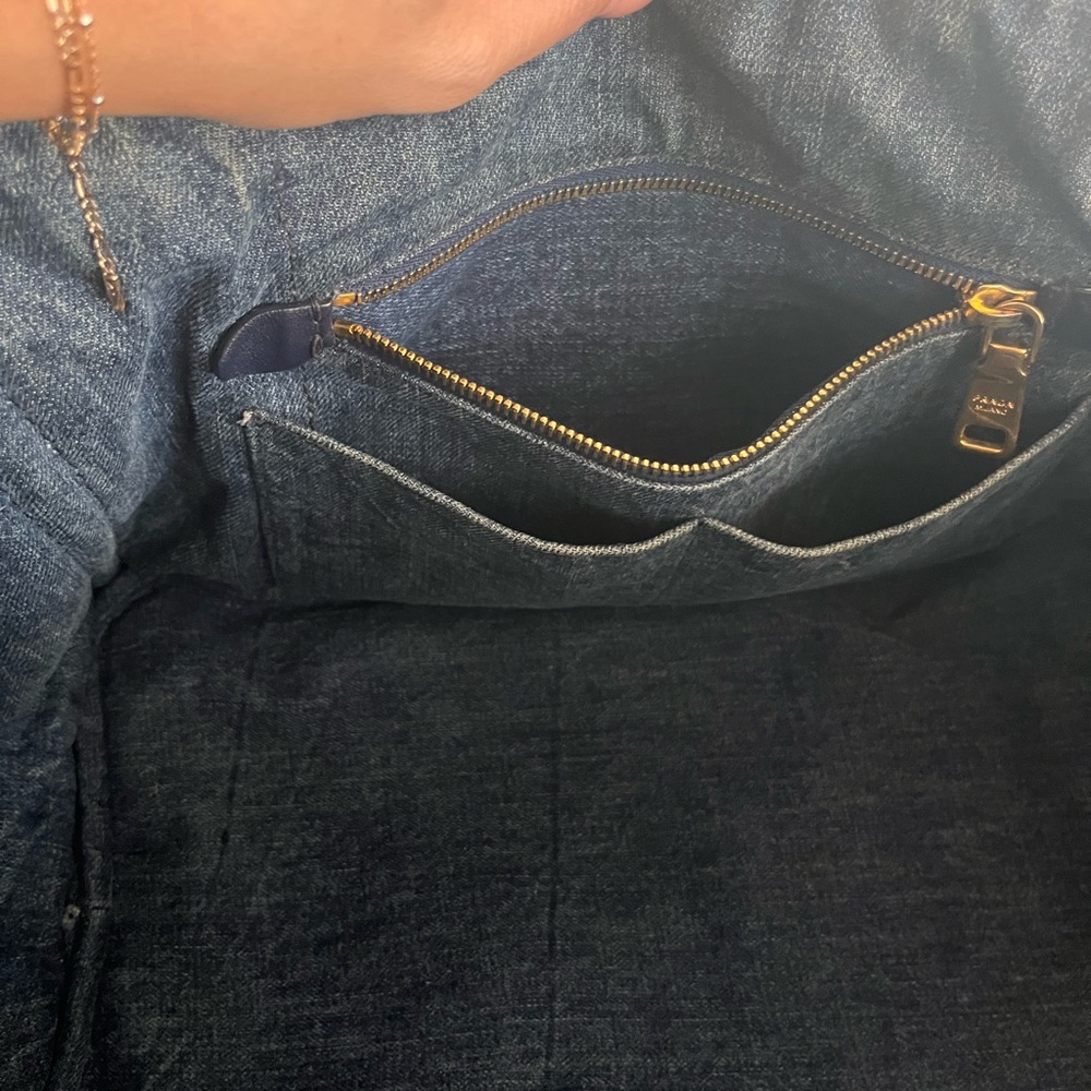 Prada Blue Denim Tote Bag - Picture 7 of 16
